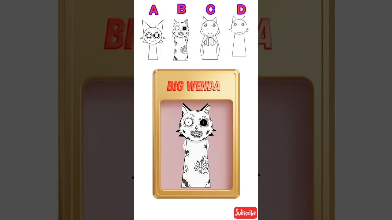 Unboxing the OCSprunki Big Wenda Pop toys - Which one is correct? 