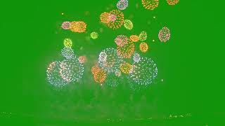 Fireworks Green Screen Animation Effect Chromakey Overlay Футаж Фейерверк 18 Эффект хромакей