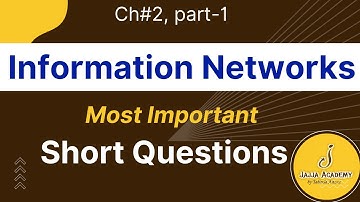 Information Networks Short Questions| Important Question of Computer Science Class 11| All Boards
