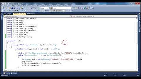 ▶ ConnectionStrings in web config configuration file   Part 3   YouTube 720p