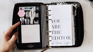Inside My Personal Kate Spade Agenda | Planner Setup & How I'm Using It -  YouTube