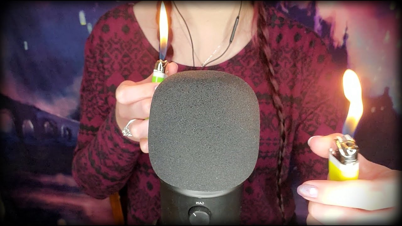 ASMR Lighter Sounds #2 Waving Flame No Talking
