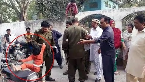 Enraged sub inspector throws minor to ground in Sialkot