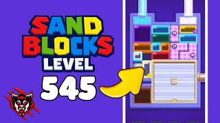 Sand Blocks Drop Puzzle Level 545 Game Walkthrough