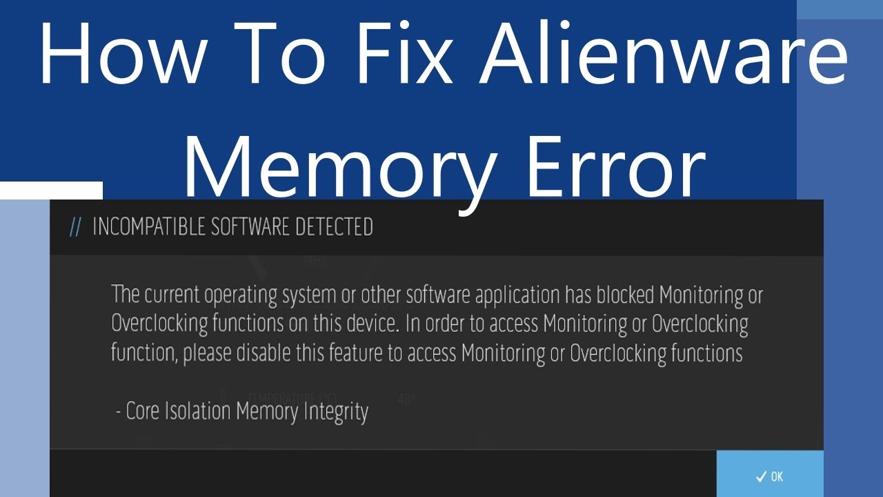 Fix Alienware Overclock Not Working - YouTube