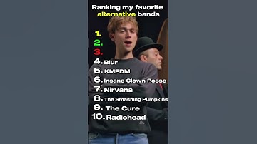 Ranking my top ten alternative bands #shorts #fyp #music #alt #alternative #ranking #goth #grunge