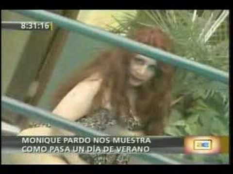 America Espectaculos reportaje a Monique Pardo