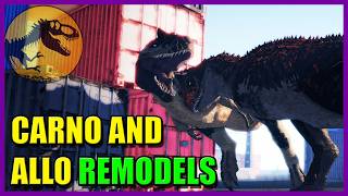 NEW ALLOSAURUS REMODEL + NEW SKINS!  Fallen Ashes