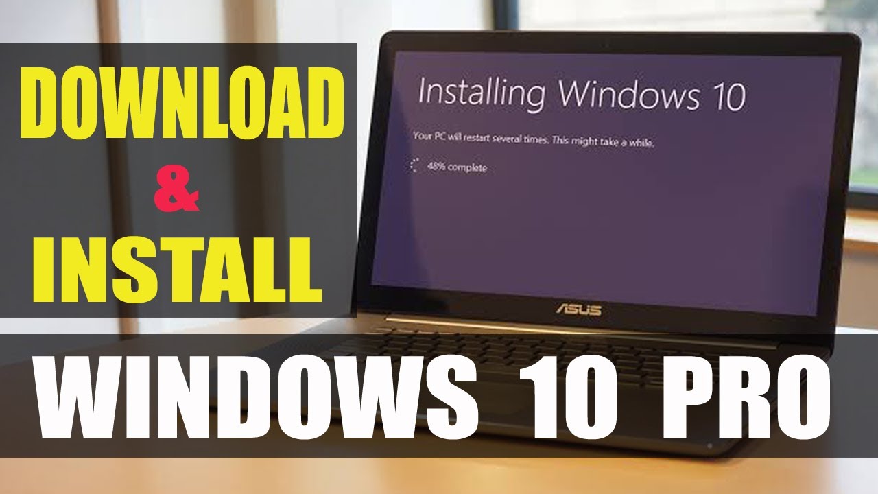 download windows 10 pro usb install