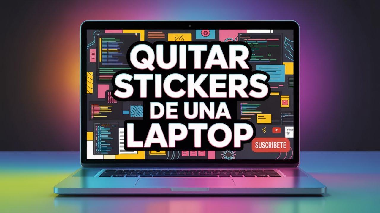 ⭐ COMO QUITAR STICKERS DE UNA LAPTOP ⭐ YouTube