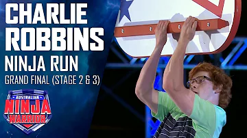 How much did Charlie Robbins win in ninja warrior?