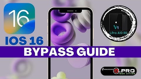 iOS 16 Bypass Released for iPhone 8 - All New LPRO AIO v4.6 - WITH SIGNAL 100%