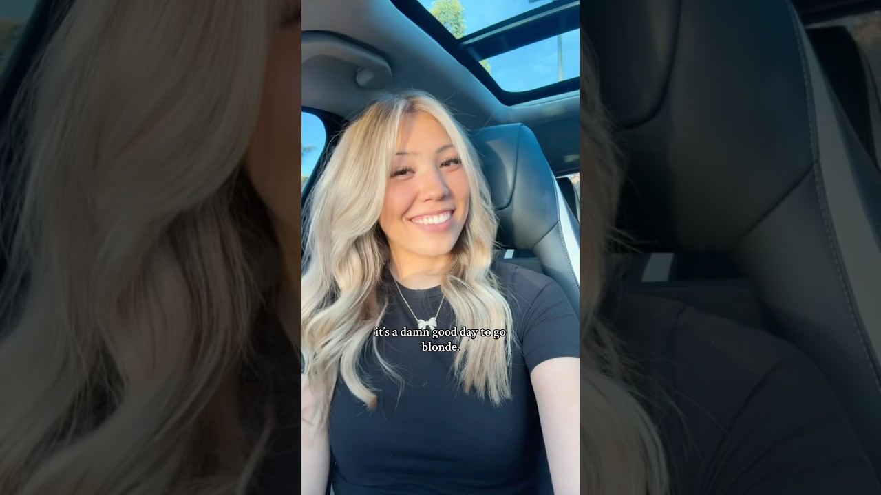 ITS A DAMN GOOD DAY TO GO BLONDE 