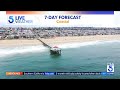Cooler temps headed to SoCal over Memorial Day weekend