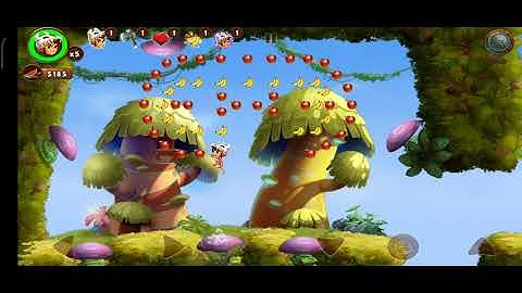 Jungle Adventures 3 - Gameplay Walkthrough Part 2 - World 1 Levels 4-5 Gorilla Boss (iOS, Android)