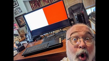 Sinclair QL First Boot in USA 2019 - Quantum Leap Computer