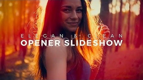 After Effects Template - Elegant and Clean Opener Slideshow