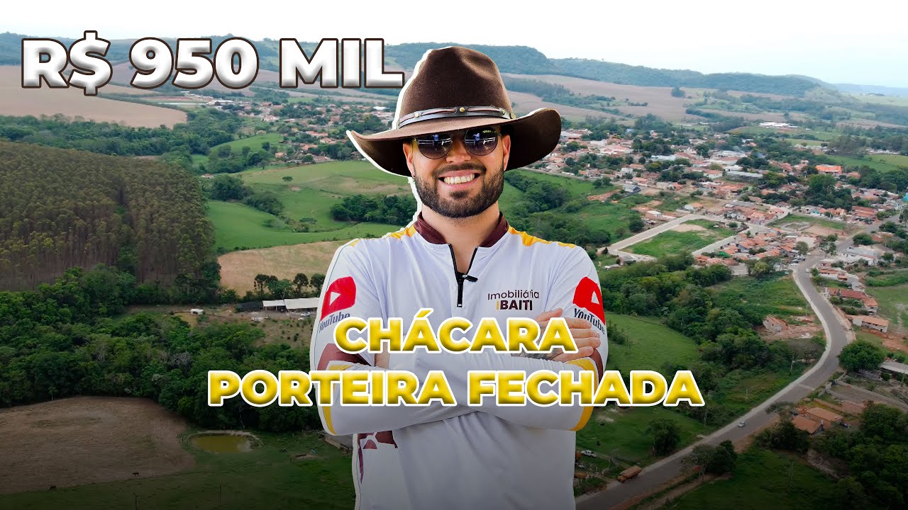 CHÁCARA PORTEIRA FECHADA COM CASA RÚSTICA E 2 RIOS – 30.000 M² EM JUNDIAÍ DO SUL, PR! - R$950 MIL