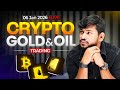 Crypto Trading Live  - Crypto , Gold and Oil - 06 JAN 2025 - IITian Trader #cryptotrading