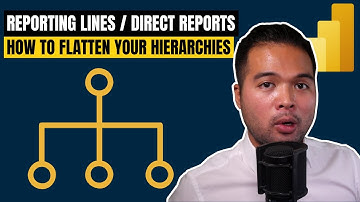 How to FLATTEN your Hierarchies / Get Reporting Lines and Direct Reports // Power BI Guide in 2022