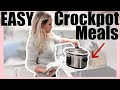 5 EXTREMELY EASY, HEALTHY, & AFFORDABLE CROCKPOT MEALS // BEAUTY AND THE BEASTONS 2019