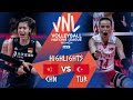 CHN vs. TUR - Highlights Week 2 | Women's VNL 2021