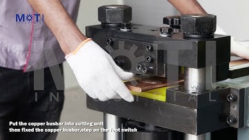 Cutting function--MOTI Busbar bending/Punching/Cutting Processing Machine In China