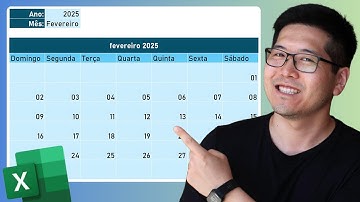 Como fazer um calendário DINÂMICO no Excel