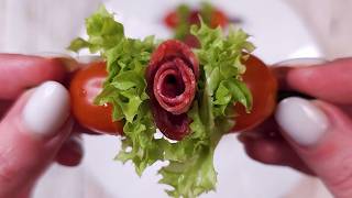 No-Cook Appetizer That Looks Like a Bouquet 🌹🍅