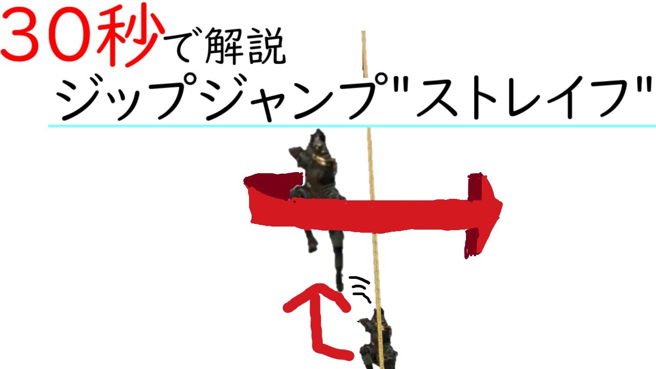 30秒でわかる ジップジャンプストレイフ Apex解説 Youtube