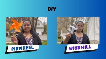 How to Make Paper Windmill II DIY II Making Paper Pinwheel