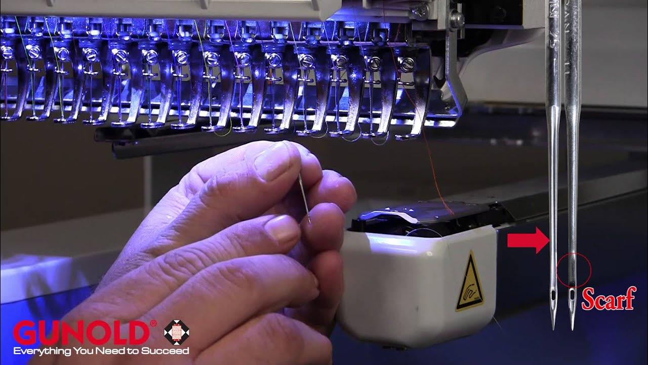 Embroidery Machine Needle Replacement YouTube