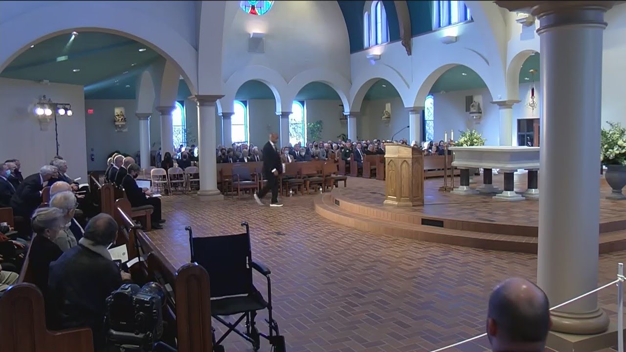 The funeral for the late Kansas Senator Robert Dole in Russell, Kansas.