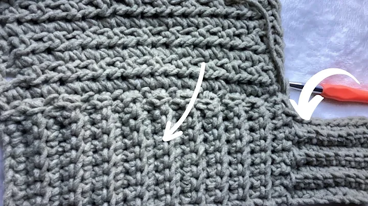 Easy Crochet Tutorial: Stylish Ribbed Border with Single Crochet Back Loop Only