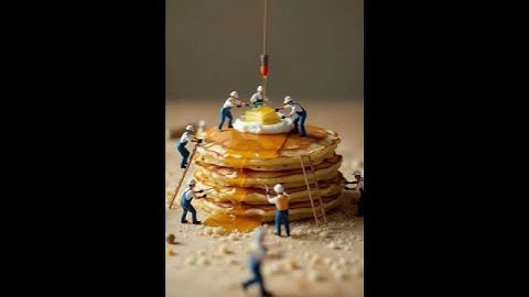 Tiny Workers Building a Giant Pancake 🥞 | Funny Mini World