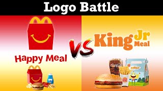 McDonald's Happy Meal VS King Junior Meal  Logo Battle