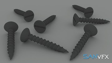 Screw Modeling in 3ds max Tutorial