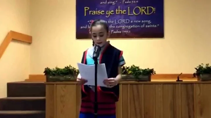 Sarah Bollman gives her Testimony of Salvation