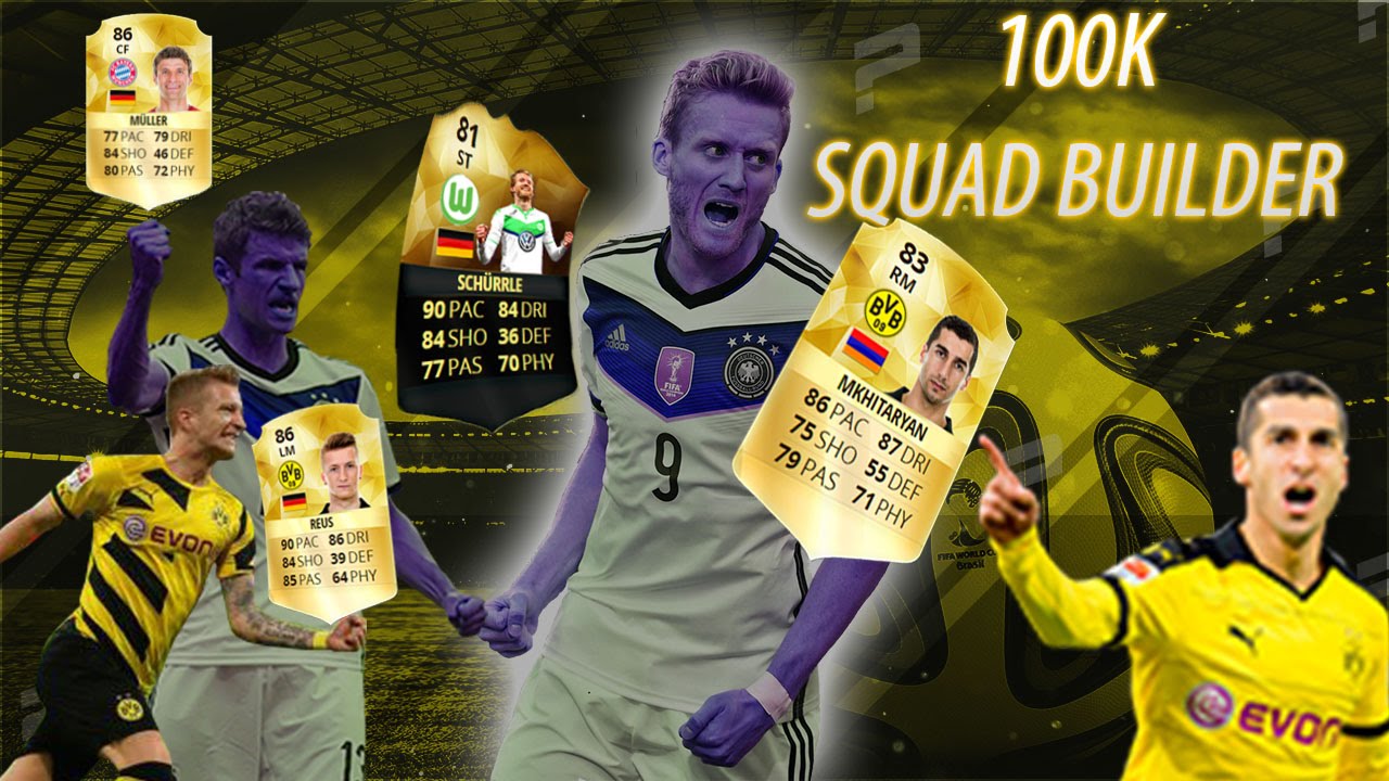 Fifa 16 - THE BEST 100K SQUAD BUILDER EVER!