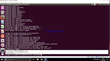 Install and configure Apache web server on ubuntu 16.04