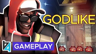 [TF2] I accidentally went GODLIKE again (FAT Killstreak!)