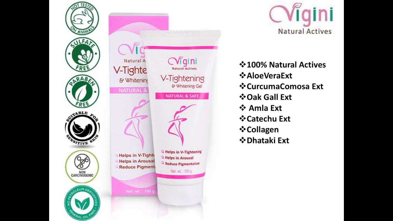 Vigini 100% Natural Actives Vaginal V Tightening Gel Cream For Revitalizing Regain Vaginal Tone