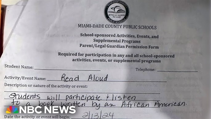 Florida School Asks Parents For Permission To Have A Black Author Read To Students