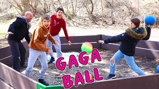 Last Person Hit With The Gaga Ball Wins!