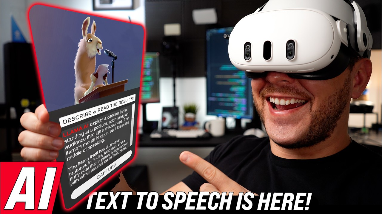 How to Add Text-To-Speech to VR Games! (Meta SDKs + AI)