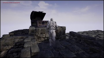 Open box and light up the fire blueprint in UE4