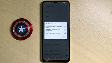 Notifications on lock screen Hide silent conversations and notifications on Vivo Y16 Android 12