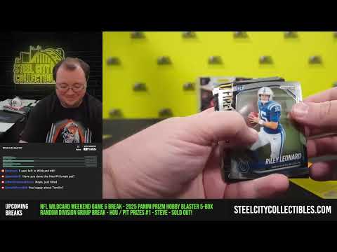 2025 Panini Prizm Hobby Blaster 5-Box Random Division Group Break - HOU / PIT Prizes #1 - Steve