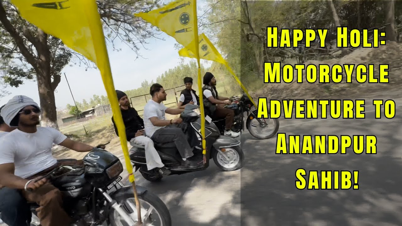 Exploring Anandpur Sahib on Motorcycle Ishsingh Travel Vlog  Jalandhar to Anandpur, Punjab  Part 1