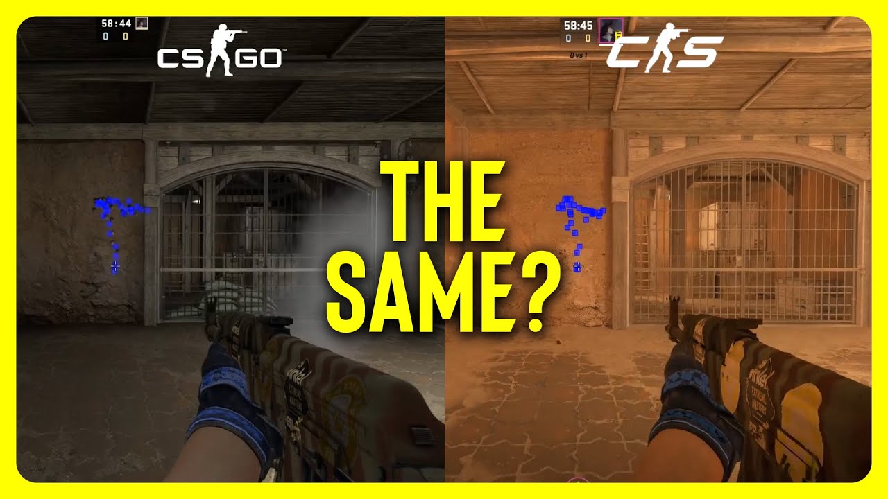 ESL compara recoil das principais riffles no CS:GO e CS2